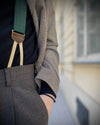 Limited Edition<br>Harrison Forest Wool Suspenders - KK & Jay Supply Co.
