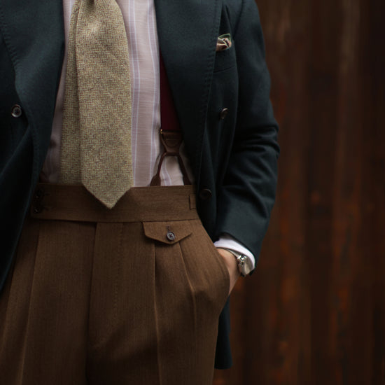 Maroon Silk Suspenders - KK & Jay Supply Co.