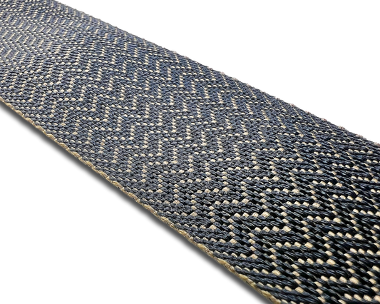 Vintage Webb Herringbone Suspenders - Navy - KK & Jay Supply Co.
