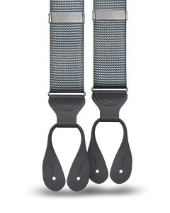 Aldus Grey Silk Suspenders