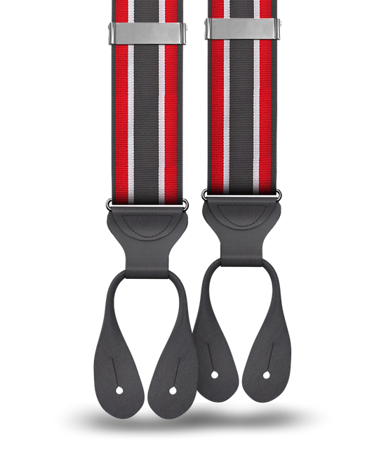 Astor Stripe Suspenders - KK & Jay Supply Co.