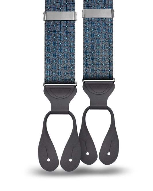 Belvedere Emerald Silk Suspenders - KK & Jay Supply Co.