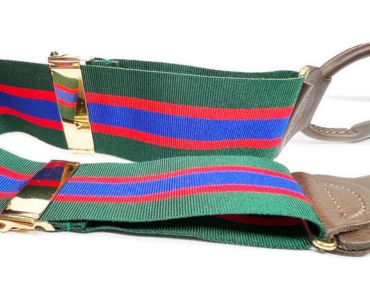 Bruner Vintage Stripe Suspenders - KK & Jay Supply Co.