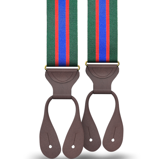 Bruner Vintage Stripe Suspenders - KK & Jay Supply Co.