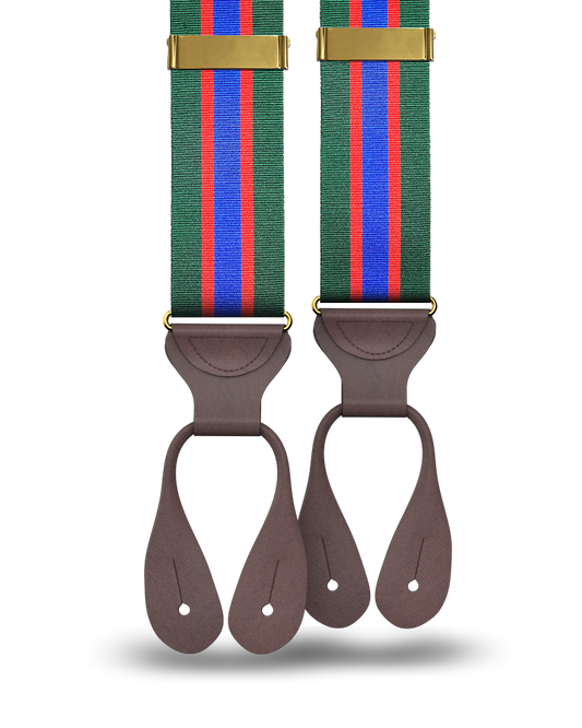 Bruner Vintage Stripe Suspenders - KK & Jay Supply Co.