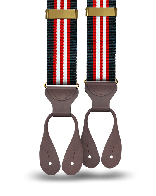 Clinton Stripe Suspenders - KK & Jay Supply Co.