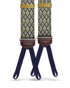 Creston Suspenders - Green