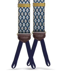 Creston Suspenders - Navy