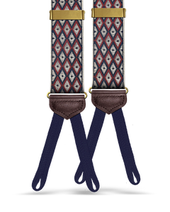 Creston Suspenders - Red