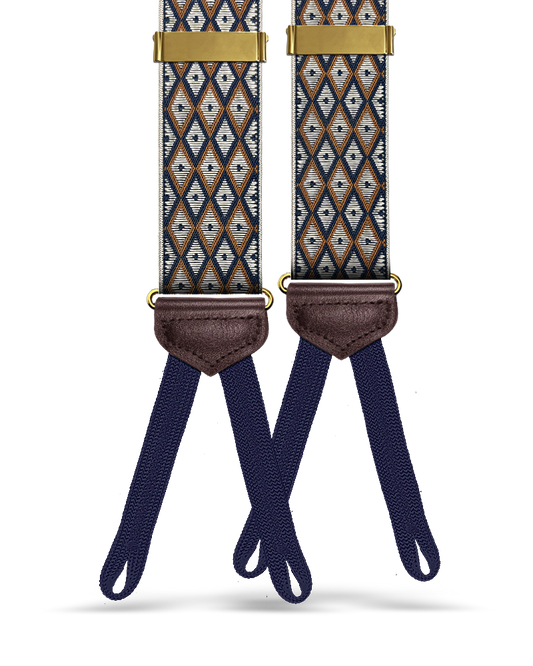 Creston Suspenders - Tan - KK & Jay Supply Co.