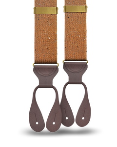Harlem - Ochre Recycled Yarn Suspenders