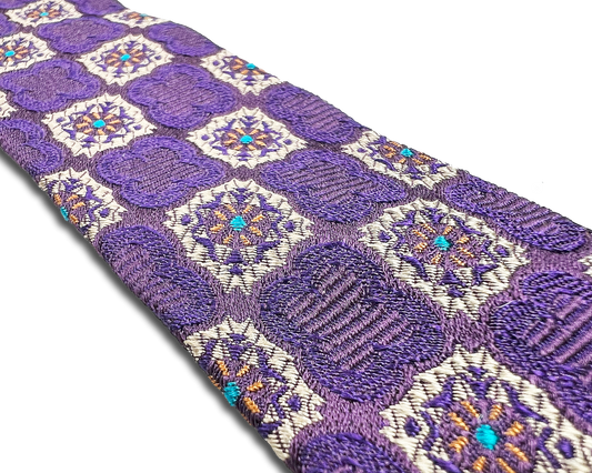 Dorchester Purple Silk Suspenders - KK & Jay Supply Co.