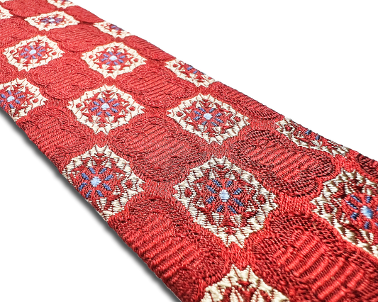 Dorchester Red Silk Suspenders - KK & Jay Supply Co.