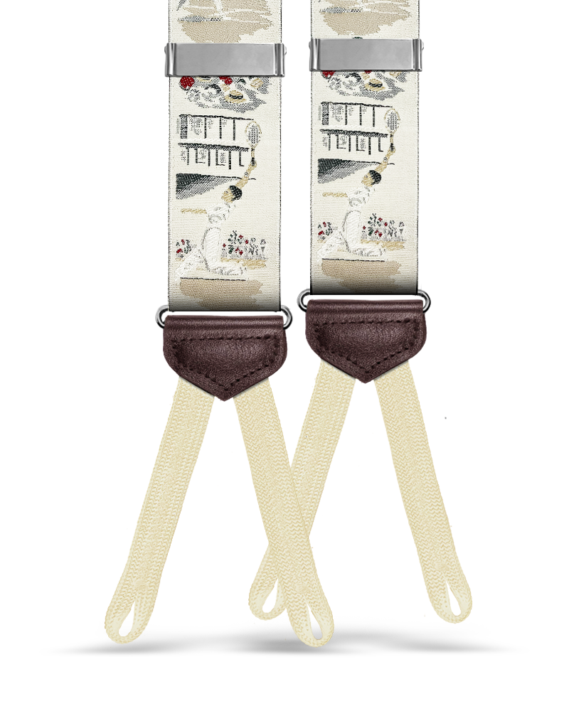 Flushing Vintage Tennis Suspenders - KK & Jay Supply Co.