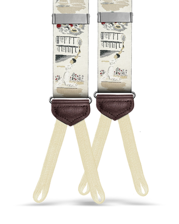 Flushing Vintage Tennis Suspenders - KK & Jay Supply Co.