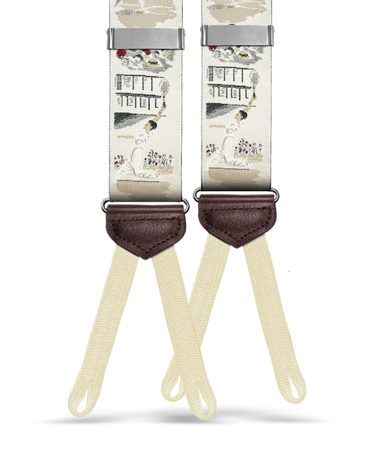 Flushing Vintage Tennis Suspenders