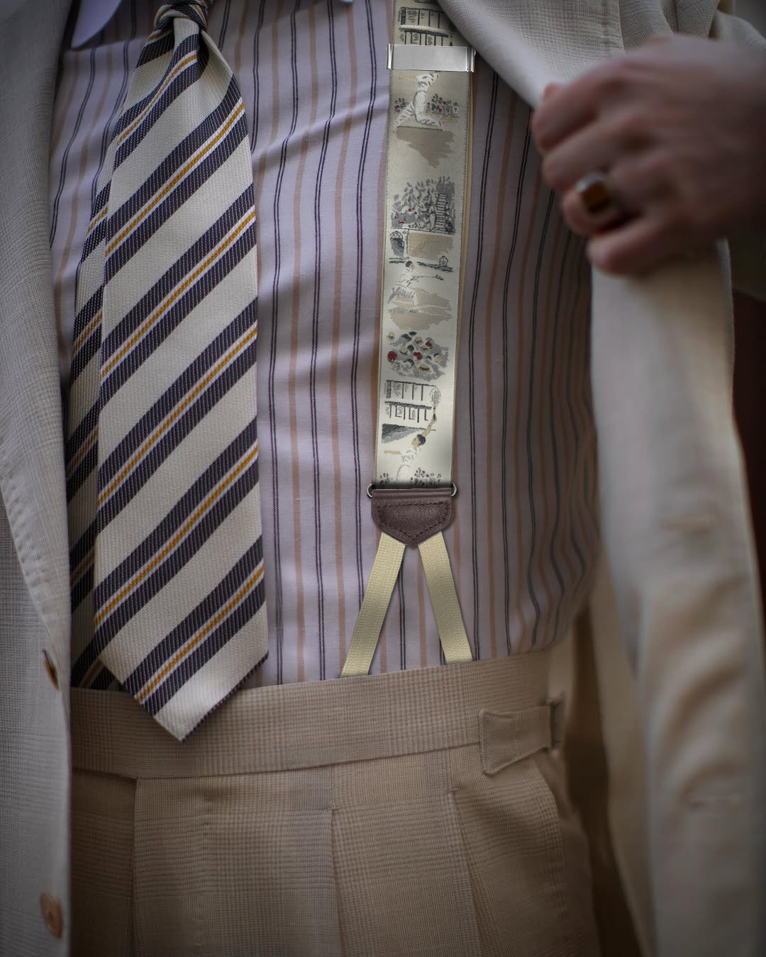 Flushing Vintage Tennis Suspenders - KK & Jay Supply Co.