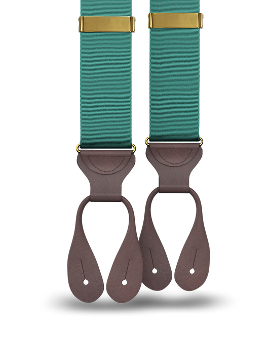Forest Grosgrain Suspenders - KK & Jay Supply Co.