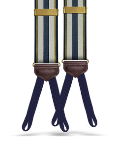 Glenbrook Navy Stripe Suspenders