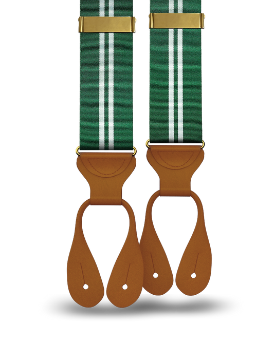 Greenburgh Vintage Stripe Suspenders - KK & Jay Supply Co.