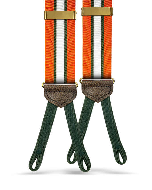 Hunter Vintage Stripe Suspenders - KK & Jay Supply Co.