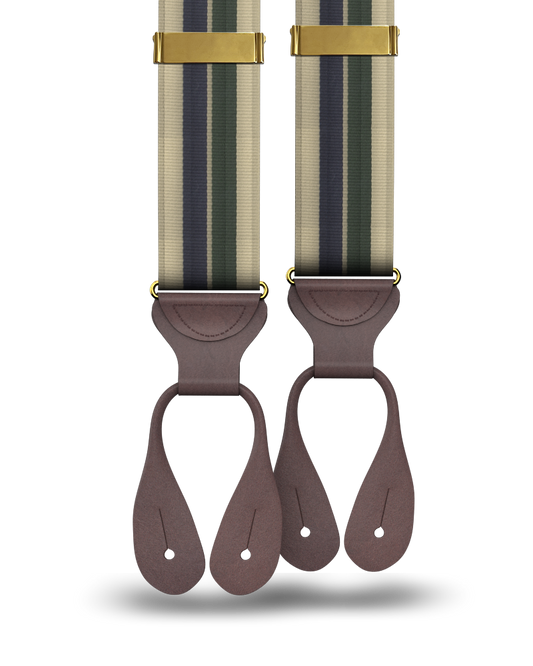 Hutch Stripe Suspenders - KK & Jay Supply Co.