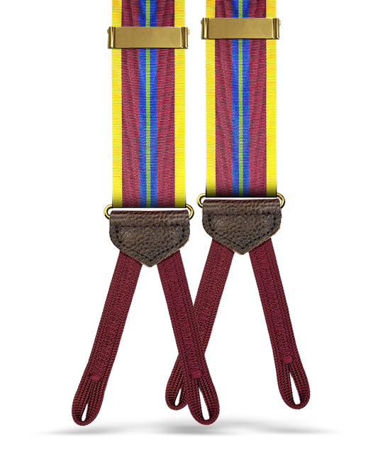 Kinross Vintage Stripe Suspenders - KK & Jay Supply Co.