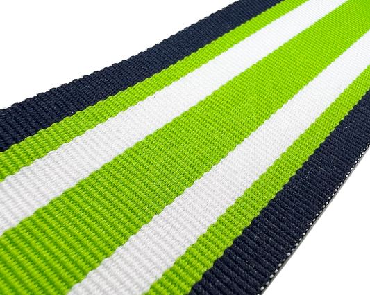 Lakeside Green Stripe Suspenders - KK & Jay Supply Co.