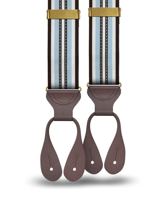 Ludlow Striped Suspenders - KK & Jay Supply Co.