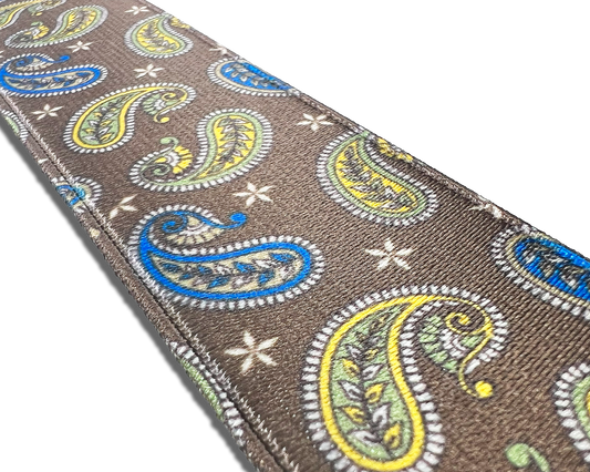 Nepperhan Paisley Suspenders - Brown - KK & Jay Supply Co.