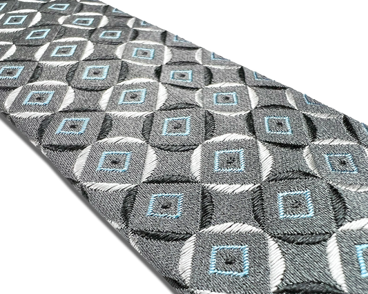 Neptune Silver Silk Suspenders - KK & Jay Supply Co.
