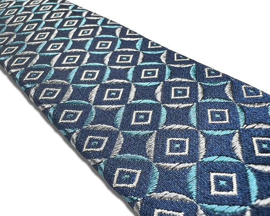 Neptune Blue Silk Suspenders - KK & Jay Supply Co.