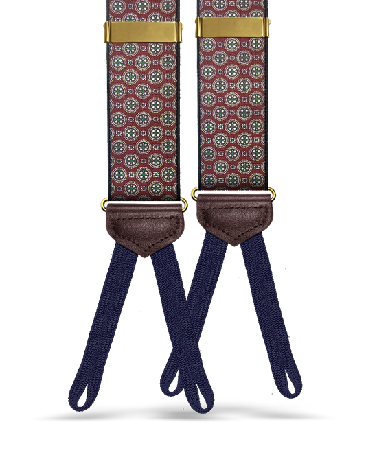Overcliff Suspenders - Maroon - KK & Jay Supply Co.