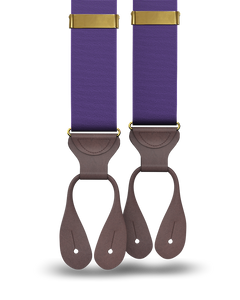 Purple Grosgrain Suspenders