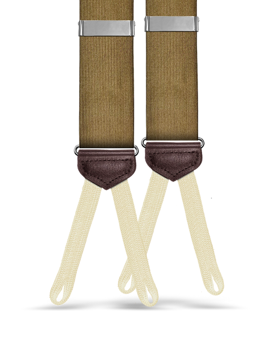 Townsend Silk Suspenders - Tan