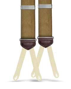 Townsend Silk Suspenders - Tan
