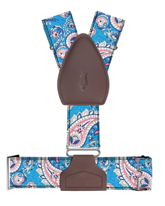 Van Cortlandt Aqua Sockless Shirttail Garters