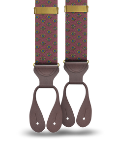 Washington Maroon Suspenders