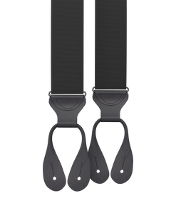 Black Grosgrain Suspenders - KK & Jay Supply Co.