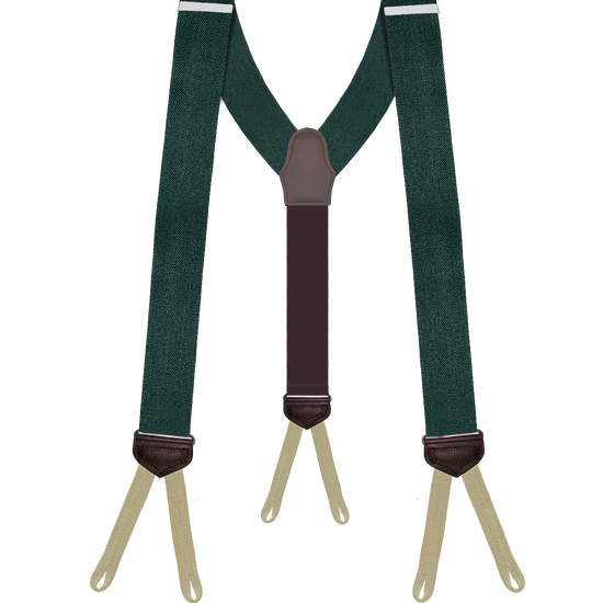 Limited Edition<br>Harrison Forest Wool Suspenders - KK & Jay Supply Co.