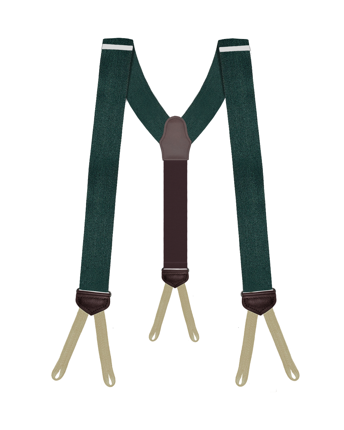 Limited Edition<br>Harrison Forest Wool Suspenders - KK & Jay Supply Co.