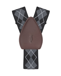 Ashford Black/Grey Shirttail Garters