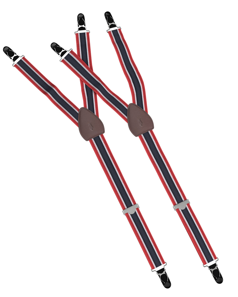 KK & Jay Supply Co. Shirttail Garters Fieldston Red Shirt Stays