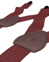 Jackson Dot Maroon White Shirttail Garters - KK & Jay Supply Co.
