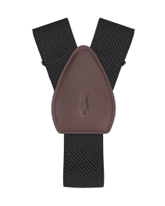 Solid Black Shirttail Garters