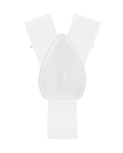 Solid White Shirttail Garters