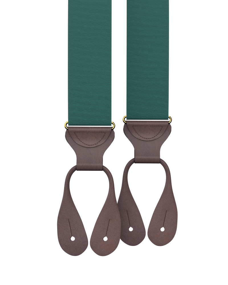 Forest Grosgrain Suspenders