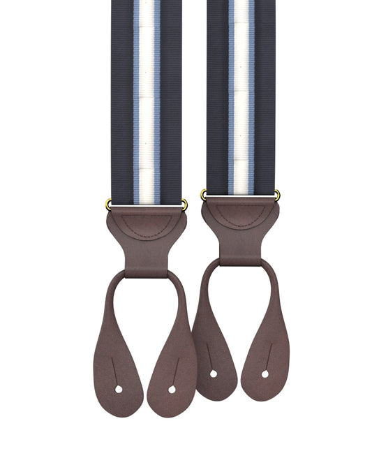 River Stripe Suspenders - KK & Jay Supply Co.