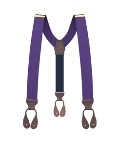 Purple Grosgrain Suspenders - KK & Jay Supply Co.