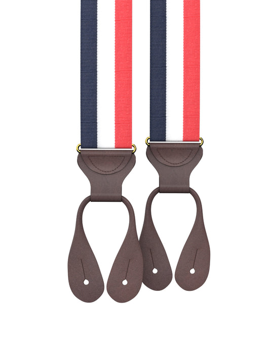 Trinity Stripe Suspenders - KK & Jay Supply Co.